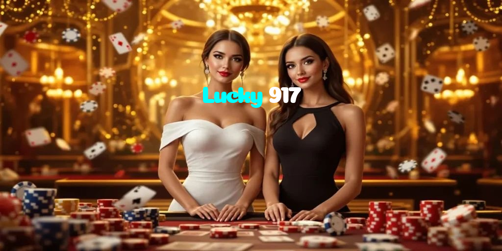 Lucky 917 casino presented on mobile device in Pakistan with slots and live games