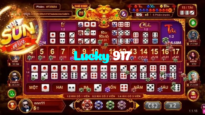 available types of Lucky 917 bet including pre-match live express and system bets