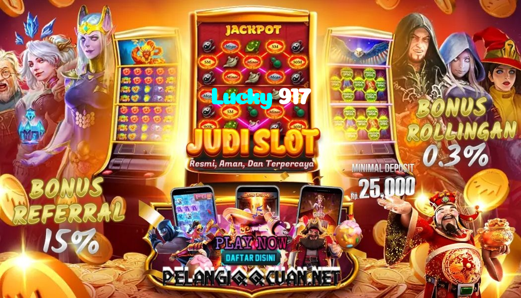 Lucky 917 casino presented on mobile device in Pakistan with slots and live games